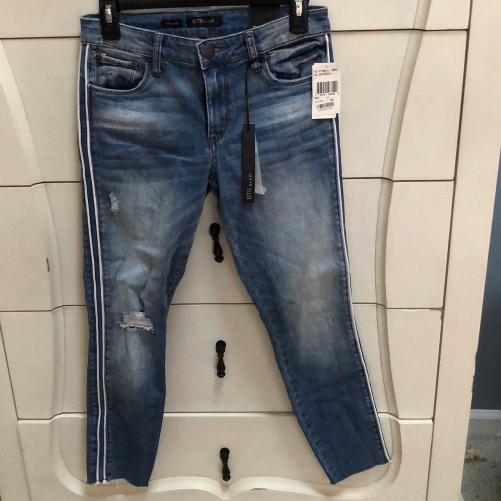 STS Blue Jeans with stripes
